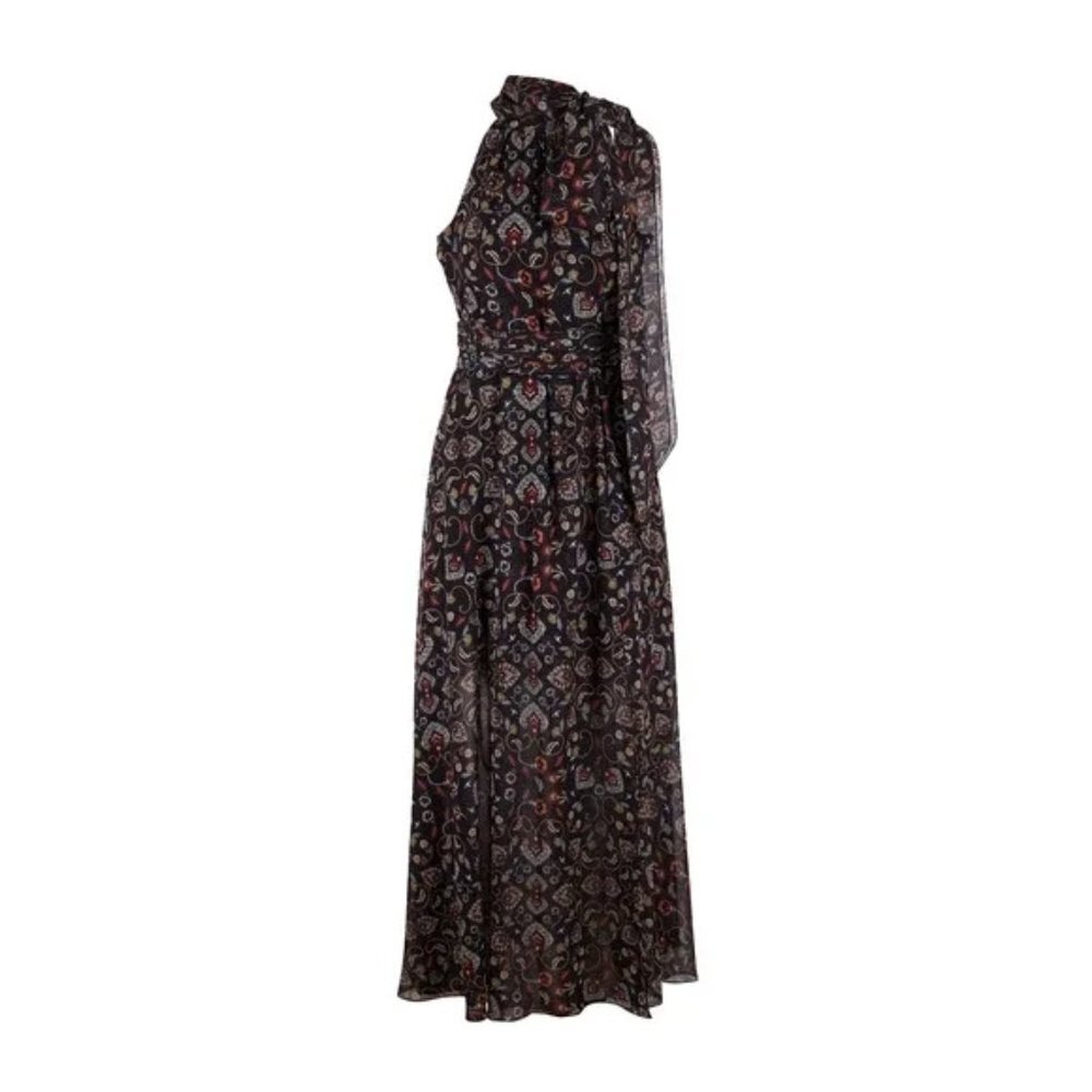 NWT SACHIN + BABI Tatum Black Swirl Motif Maxi Dress Size 8 GORGEOUS